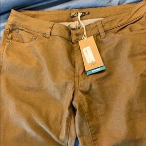 Prana Kara Jean size 12 Sepia